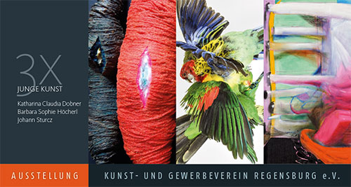 3x Junge Kunst BBK Regensburg, Einladung