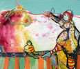 KATJA BARINSKY "Homo spiritualis three", 2014, Acryl, 100 x 140 cm 