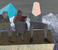 MICHAEL HOTTNER   "O.T.", 2013, Acryl auf Kunststoff, 49 x 77 cm 