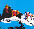  ALBERT PRECHTL   "Serie Berge Nr. V", 2014, Acryl, 70 x 70 cm